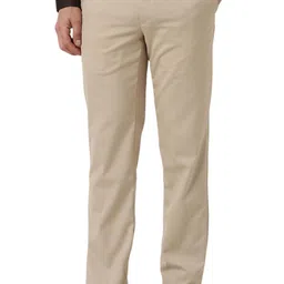 peter england Men's Everyday Woven Formal Trouser image 1