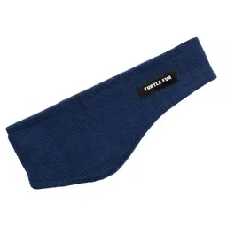 turtle fur Double-Layer Bang Band, Chelonia 150 Fleece Headband,Navy,One Size image 1