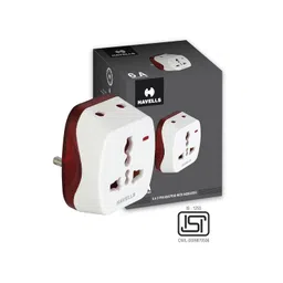 Havells 6A 2 pin Universal Adaptor (ind) image 3