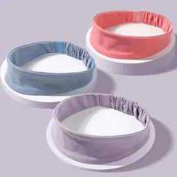fashionmyday Fashion My day Sweatband Elastic Anti Slip Breathable Outdoor Headband for Tennis Blue image 2