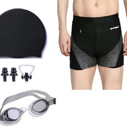 jmt wear Swimming Costume for Men | Swimming Shorts for Men| Swimming Trunk for Men, Swimming Cap for Men, Swimming Goggles Form Men, Ear Plug for Swimming, Swimming kit for Men image 1