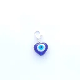 Evil Eye Charm, Bag Charm, Purse Charm, Key Charm, Eye Keyring, Buggy Charm, Stroller Charm, Protection, Nazar boncuk, Dog tag, (Blue) image 4