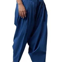 aurelia Women's Regular Fit Mid Rise Patialas image 4