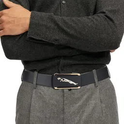 zoro Vegan Leather Belt for Men | Black | Formal/Casual image 5