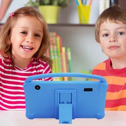 zzb Kids Tablet 7 inch for Boys Girls Android 12 Tablets for Kids 4GB RAM 32GB ROM Toddler Tablet WIFI Bluetooth Safety Eye IPS Screen Parental Control, Dual Camera Shockproof Case for Educational, Games. image 2