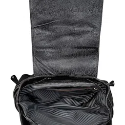 brand leather Genuine Leather Stylish Women's Backpack Use for College|School|Office|Travel image 5