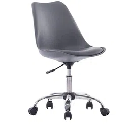ngfc - sitting environment solutions NGFC Armless Revolving Office Chair || Height-Adjustable Stylish Modern Back Office Chair for Salon/Spa/Bar/Medical/Kitchen/Doctor Stool Chair (Grey) image 4