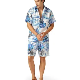 dhruvi trendz Men's Rayon Printed Co-Ord Set image 1