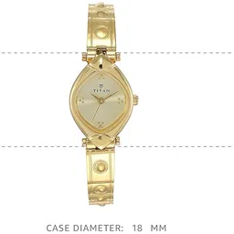titan Karishma Analog Champagne Dial Women's Watch -NM2417YM02 / NL2417YM02/NP2417YM02 image 3