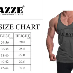 THE BLAZZE Men's Cotton Sleeveless Tank Tops Gym Vest for Mens image 4