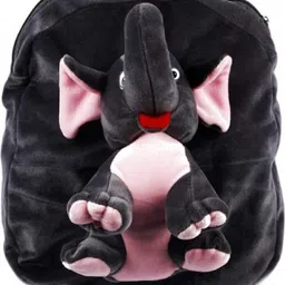 blue tree Kids School Bag Soft Plush Backpack Cartoon Bags Mini Travel Bag for for Girls Boys Toddler Baby Hello Kitty & Full Body Elephant image 3