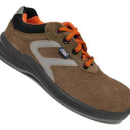 Allen Cooper AC 1580, Men's Airport Friendly Safety Shoe, 200 Joule Non-Metallic Toe Cap, ISI Marked with IS:15298 Part 2, Size 11 INDIA/UK image 1