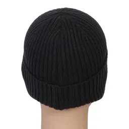 bonjour Unisex Woolen Winter Cap for Men & Women | Thermal Wear Stylish Soft Winter Caps for Boys & Girls | Beanie Cap image 4