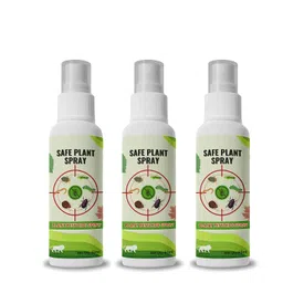 generic Safe Plant Spray – Natural Pesticide for Plants with Nutrients | Controls Mealybugs, Fungal Attacks & Insects | Plant Protection & Growth Booster for Home Garden (Pack of 3) image 1
