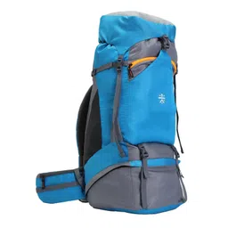 cultsport Cult 75 Litre Travel Backpack | Camping Hiking | Trekking Bag Rucksack with Rain Cover, Shoe Compartment | Blue | 1 Year Warranty image 1