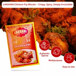 LAKHANI NonVeg Chicken Fry Masala - 100gm Unique Blend of Spices Rich Taste Spice for Regional & Traditional Recipes image 4