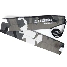 Kobo Power Weight Lifting Wrist Support Strength Wraps Bandages Men & Women, Supporter for Gym Wrist Wrap/Straps Gym Accessories Hand Grip & Wrist Support While Workout & Muscle Relaxation (1 Pair) image 2