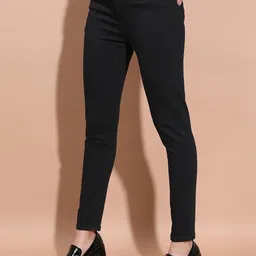 tokyo talkies Women's Slim Fit Regular Jeans | Stretchable Mid-Rise Jeans Pant image 5