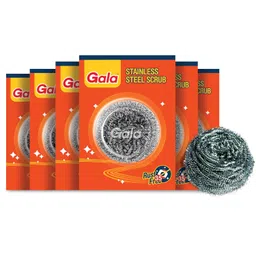 Gala Steel Scrubber Combo Set (Pack of 6) image 1