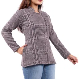 pipasa Women Designer Woolen Winter Sweater Cardigan image 4