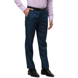 park avenue Men Regular Fit Pants image 2