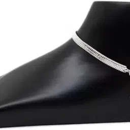 Lila Traditional Trendy Jewellery All Occassions Anklets Payal Pair for Women/Girls Alloy Anklet - Bzr_Payal-115-STD (1-Pair) image 2