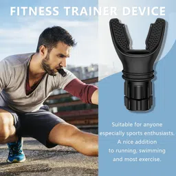 HUBTURE Oxyboost Breathing Trainer | Lung Capacity Exercise Device for Respiratory Muscle Strength & Sports Breathing Fitness | Adjustable Resistance Lung Exerciser for Men & Women image 3