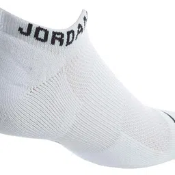 jordan Synthetic Nike Unisex Jumpman No-Show Socks (3 Pair) (Men's 8-12), Black image 2