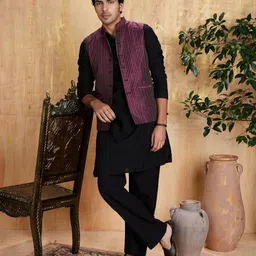 amazon brand - symbol Men Lightweight Nehru Jacket image 3