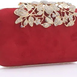 tooba Women's Clutch, Red image 2