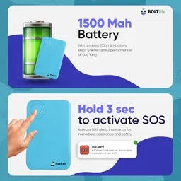 roadcast ID Card 4G GPS Tracker for Kids, Students, Senior Citizens | 2 Way Communication (Similar Like Phone Talking) | 1 Year Sim + Free Tracking Platform image 3