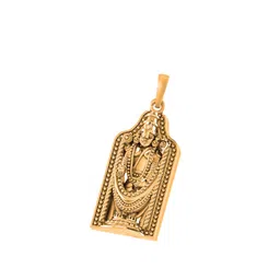 akshat sapphire 925 Sterling Silver 22k Gold Plated God Bala Ji Pendant Lord Bajrang Bali Locket for Men and Women image 3