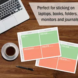 Large Eisenhower Matrix Sticky Notes, 50 pages, 8x6” by DAILY RITMO image 4