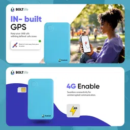 roadcast ID Card 4G GPS Tracker for Kids, Students, Senior Citizens | 2 Way Communication (Similar Like Phone Talking) | 1 Year Sim + Free Tracking Platform image 4