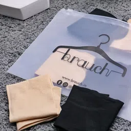 brauch Ankle Nude & Black Cotton Thumb Socks For Women/Girls for summer wear-Combo Free Size(pack of 4) image 5