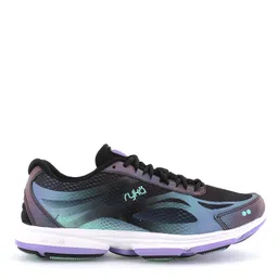 ryka Women's devo Plus 2 Walking Shoe, Black/Purple, 5 M US image 2