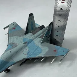 TOG Metal 1/100 Sukhoi SU-35 Fighter Aircraft Model Russian for Shelf Home Decor|Toys & Hobbies | Models & Kits | Military | Aircraft | Airplanes' image 2