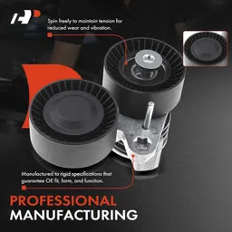 A-Premium Driver Belt Tensioner Assembly with Pulley Compatible with BMW E82 E90 Series 135i 535i 08-10 335i 07-10 335is 335xi 535xi 2008 3.0L image 4