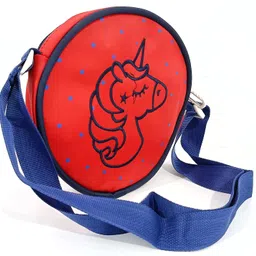 annacreations ANNA CREATION kids girls cute fancy polka dot children unicorn backpack Bookbag Elementary Kindergarten Preschool picnic travel hand sling bag image 5