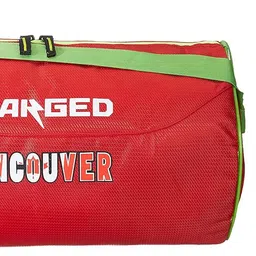 Sports Bag Vancouver Large Red With Gowin Football Shoe Destroyer Cyan Size-5 image 1