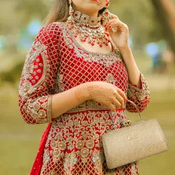 exotic Women's Starelipse Bridal Clutch image 3