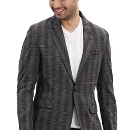 showoffff Men's Single Breasted Slim Blazer image 1