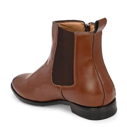 hirel's Men's Outdoor Every Day Zipper Chelsea Boots|Soft Cushioned Insole, Slip-Resistance, Dynamic Feet Support, Arch Support & Shock Absorption image 5