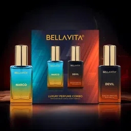 BELLAVITA Narco & Devil | Long Lasting 2x20ml EDP Perfume for Man and Woman | with Bergamot, Jasmine & Vanilla | Premium Unisex Fragrance for Men and Women image 4