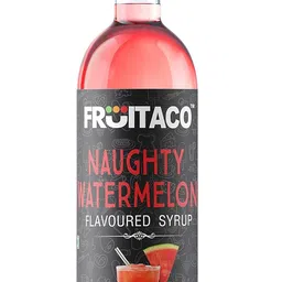 Fruitaco Watermelon Syrup: Perfect Mixer For Enhancing Mocktails & Cocktails, Drinks, And Mojitos At Parties, Conveniently Packaged In A 750Ml Bottle For All Your Mixing Needs image 1