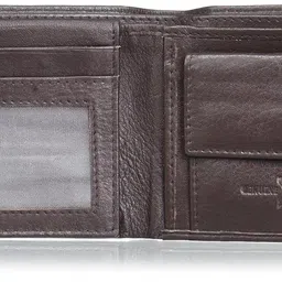justrack Dark Brown Colour Stylish Genuine Leather Money Purse Only for Boys with Credit Card Slots (LWM00201-JT_16) image 4