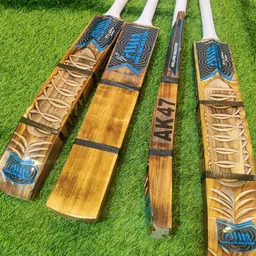 willow masters Willow Maste Ak47 Malhar Triple Blade Hard Tennis Kashmir Willow Cricket Bat for 15+ Yrs (1 kg) image 4