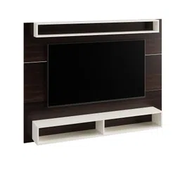WOODWIDER Willium Engineering Wood Wall Mount TV Entertainment Unit Set Top Box Stand/TV Cabinet with Shelves for Books & Décor Display Unit, Living Room Upto 60 Inches (Wenge & White) image 5