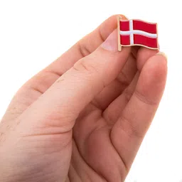 desert cactus Denmark Lapel Pin Country Enamel Made of Metal Souvenir Hat Men Women Patriotic Danish (Waving Flag Lapel Pin) image 4