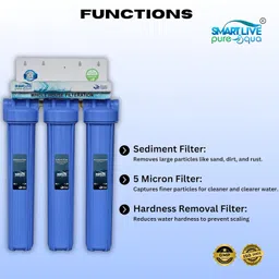 slpa smartlive pureaqua Smart Live Pure Aqua sediment and hard ness removal 20 inch jumbo filter (Sediment & 5 Micron & Hardness) image 3